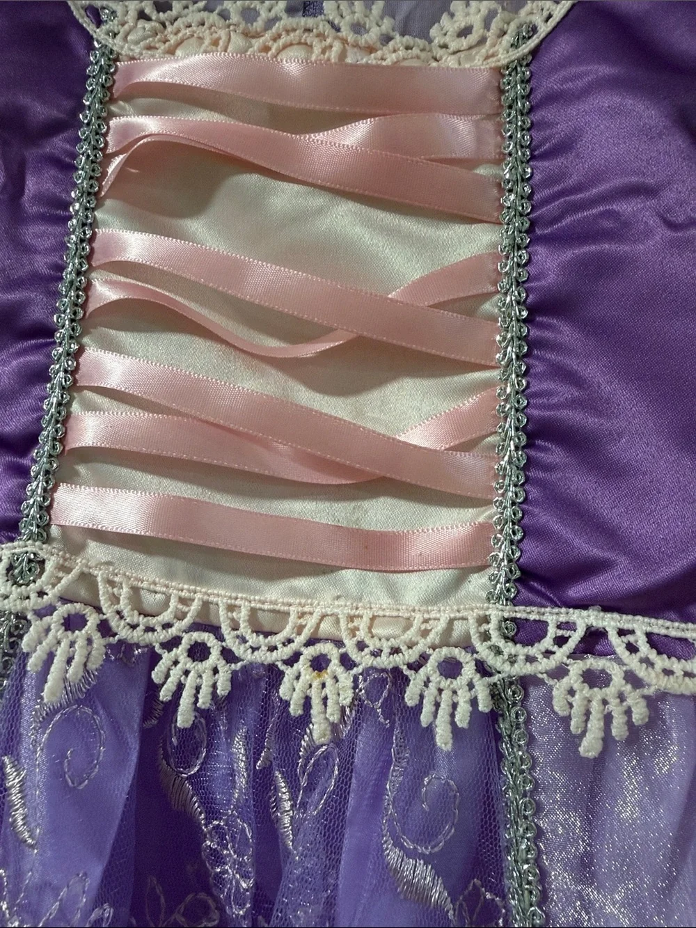 Rapunzel-Inspired Princess Dress-Up Costume Size 110